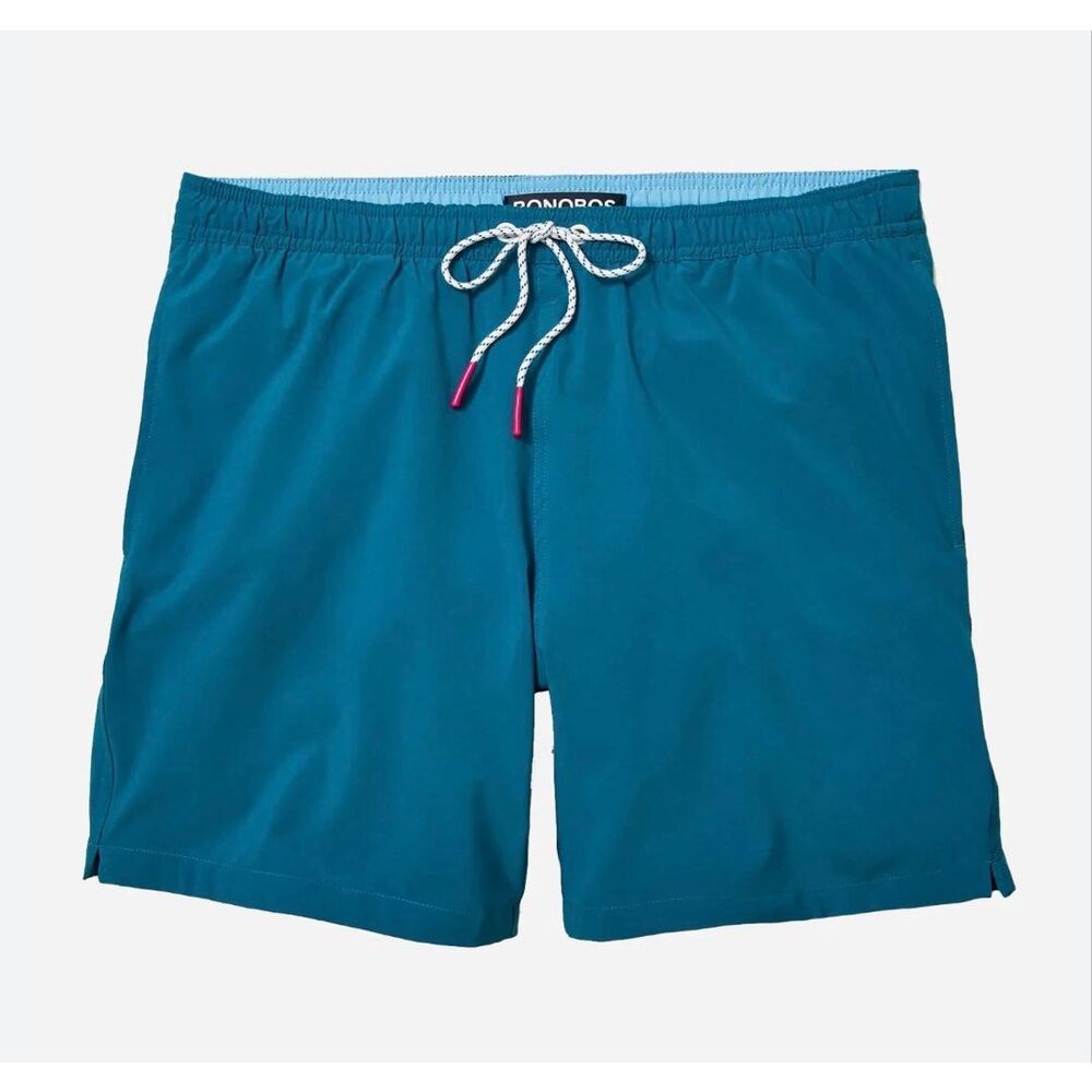 Bonobos Riviera Swim Trunks teal size large